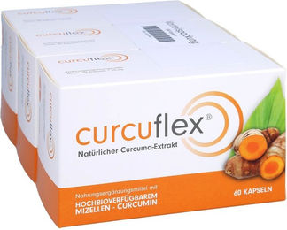 Curcuflex Weichkapseln von twosmile GmbH mit standardisiertem Extrakt 180 Stück – Bild 1 von 1
