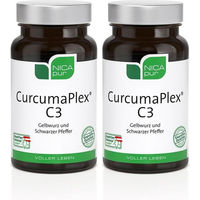Produktbild von CurcumaPlex C3 von NiCApur Micronutrition GmbH standardisierter Extrakt in Kapseln 120 Stück