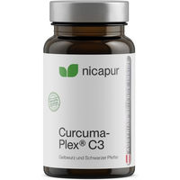 Produktbild von CurcumaPlex C3 von NiCApur Micronutrition GmbH standardisierter Extrakt in Kapseln 60 Stück