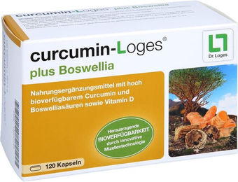 Curcumin-Loges Mizellare Kurkuma Kapseln mit Boswellia 120 Stück – Bild 1 von 2