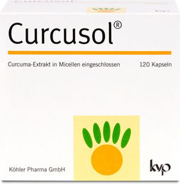 Curcusol Mizellar Kapseln von Köhler Pharma GmbH glutenfrei laktosefrei ohne Gelatine 120 Stück – Bild 1 von 1