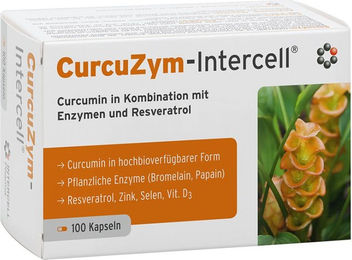 CurcuZym-Intercell® von Intercell Pharma Multi-Enzym-Komplex Kapseln vegan und ohne Zusatzstoffe – Bild 1 von 1