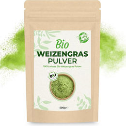 Curly Superfood Bio Weizengraspulver 500 g – Naturbelassene Rohkostqualität vegan – Bild 1 von 4