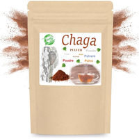 Produktbild von Curly Superfood Chaga-Pulver 250g vegan aus baltischer Wildsammlung