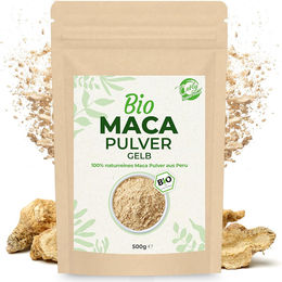 Curly Superfood Maca Pulver Gelb 500g – Bild 1 von 1