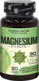 Cvetita Herbal Magnesium Citrat 625 mg Tabletten – Bild 1 von 2