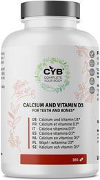 CYB Calcium & Vitamin D3 Kapseln mit 400 mg Calcium und 365 IE Vitamin D3 – Bild 1 von 1