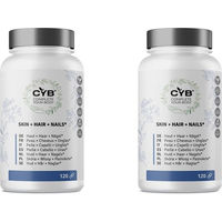 Produktbild von CYB Haut Haare Nägel Multi-Komplex mit Zink, Biotin und Selen, 120 Kapseln, vegan, glutenfrei und laktosefrei