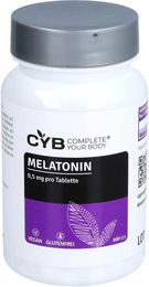 CYB Melatonin 0,5 mg Tabletten vegan glutenfrei 600 Stück – Bild 1 von 2