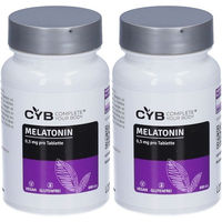 Produktbild von CYB Melatonin 0,5 mg Tabletten vegan und glutenfrei 600 Stück