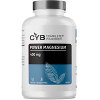 Produktbild von CYB Power Magnesium 400 mg Tabletten glutenfrei und laktosefrei für Sportler