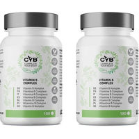 Produktbild von CYB Vitamin B Komplex Tabletten mit 8 B-Vitaminen vegan und glutenfrei für Erwachsene 180 Stück