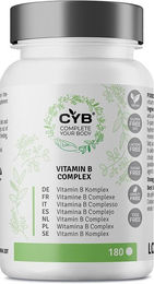 CYB Vitamin B-Komplex Tabletten vegan glutenfrei laktosefrei 180 Stück für Erwachsene – Bild 1 von 1
