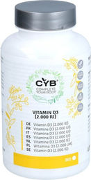 CYB Vitamin D3 2000 IE Tabletten 365 Stück vegetarisch glutenfrei laktosefrei – Bild 1 von 1