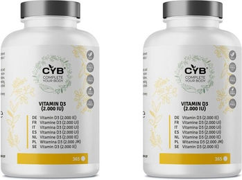 CYB Vitamin D3 Tabletten 2000 IE – Bild 1 von 1