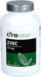 CYB Zink Gluconat 25 mg Tabletten vegan glutenfrei laktosefrei 365 Stück – Bild 1 von 2