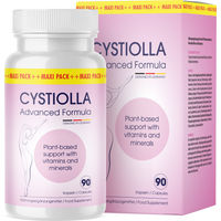 Produktbild von Cystiolla Kapseln von Glory Products OÜ mit Pflanzenextrakten, Mineralstoffen und Vitaminen, 90 Kapseln