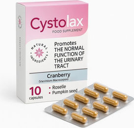 Cystolax Kapseln mit Cranberry pflanzlicher Ursprung 10 Kapseln – Bild 1 von 1