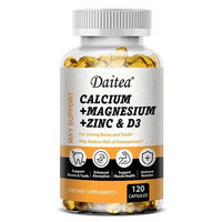 Produktbild von Daitea Calcium Magnesium Zink und Vitamin D3 Nahrungsergänzungsmittel 120 Kapseln
