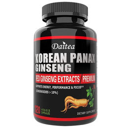 Daitea Red Korean Ginseng 1000 mg Kapseln 120 Stück – Bild 1 von 4
