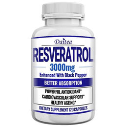 Daitea Resveratrol 3000 mg Kapseln 120 Stück – Bild 1 von 3