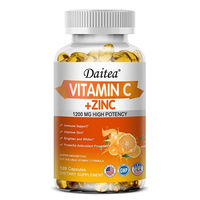 Produktbild von Daitea Vitamin C + Zink Kapseln für Erwachsene 120 Stück
