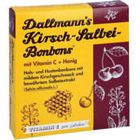 Produktbild von Dallmanns Kirsch Salbei Bonbons mit Vitamin C und Honig 37 g