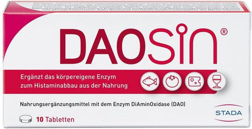 Daosin Tabletten laktosefrei und glutenfrei 10 Stück – Bild 1 von 3