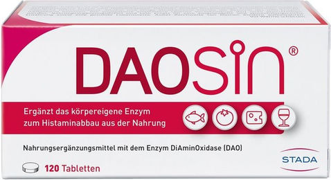 Daosin Tabletten zur Unterstützung des Histaminabbaus laktosefrei und glutenfrei 120 Stück – Bild 1 von 5