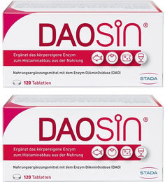 Daosin Tabletten zur Unterstützung des Histaminabbaus laktosefrei und glutenfrei 240 Stück – Bild 1 von 3