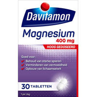 Produktbild von Davitamon Magnesium 400 mg Carbonat Tabletten 30 Stück glutenfrei laktosefrei zuckerfrei für Sportler