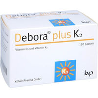 Produktbild von Debora plus K2 Köhler Pharma GmbH Kapseln 120 Stück