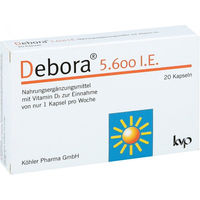 Produktbild von Debora Vitamin D3 5600 IE Kapseln