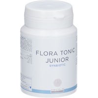 Produktbild von Decola Flora Tonic Junior Kapseln vegetarisch laktosefrei und glutenfrei für Kinder sowie Schwangere und Stillende