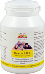 DecouVie Omega 3 & 6 Kapseln für Erwachsene 100 Stück – Bild 1 von 1