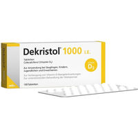 Produktbild von Dekristol Vitamin D3 Tabletten 1.000 I.E. 100 Stück vegetarisch