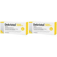 Produktbild von Dekristol Vitamin D3 Tabletten 500 I.E. für Säuglinge Kinder und Erwachsene 200 Stück