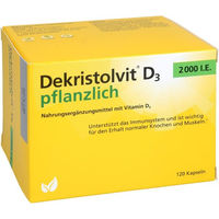 Produktbild von Dekristolvit D3 2000 I.E. Vitamin D3 Kapseln vegan 120 Stück