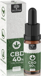 Delvina CBD Öl 40% Vollspektrum Tropfen vegan ohne Zusatzstoffe – Bild 1 von 2