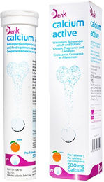 Denk Pharma Calcium Active Brausetabletten mit Calcium Carbonat für Senioren sowie Schwangere und Stillende – Bild 1 von 1