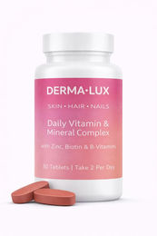DERMA LUX Haut Haare Nägel Vitamin-Komplex mit Zink Biotin und Selen 30 Tabletten – Bild 1 von 1