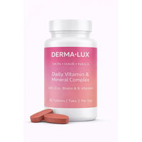 Produktbild von DERMA LUX Haut Haare Nägel Vitamin-Komplex mit Zink Biotin und Selen 30 Tabletten