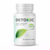 Produktbild von Detoxic Kapseln von GLOBAL D LTD zur Unterstützung von Verdauung und Darmbalance 30 Kapseln