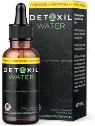 Detoxil Water Tropfen mit Kieselerde und Mineralstoff-Komplex vegan glutenfrei laktosefrei – Bild 1 von 4