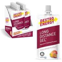 Produktbild von Dextro Energy Long Distance Gel Mango Passionfruit mit Magnesium und Natrium 12x50ml