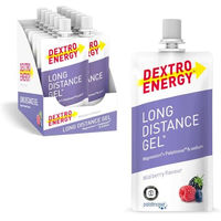 Produktbild von Dextro Energy Long Distance Gel Wildberry mit Magnesium und Natrium 12x50ml