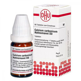 DHU Calcium carbonicum Hahnemanni D3 Tabletten 80 Stück – Bild 1 von 1