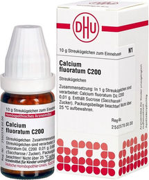 DHU Calcium Fluoratum C200 Globuli 10 g – Bild 1 von 1