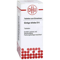 Produktbild von DHU Ginkgo Biloba D6 Tabletten 80 Stück