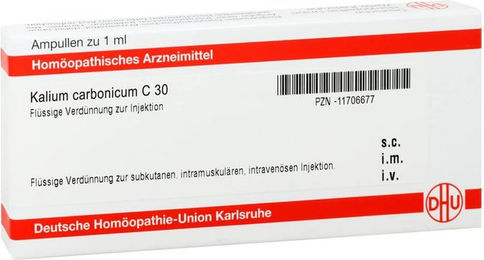 DHU Kalium Carbonicum C30 Ampullen – Bild 1 von 1